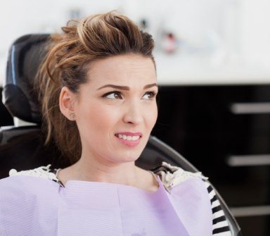 Fearful dental patient in need of sedation dentistry