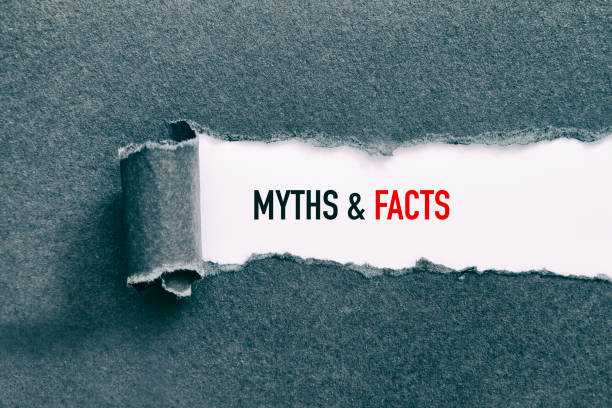 Myths & facts under torn paper.